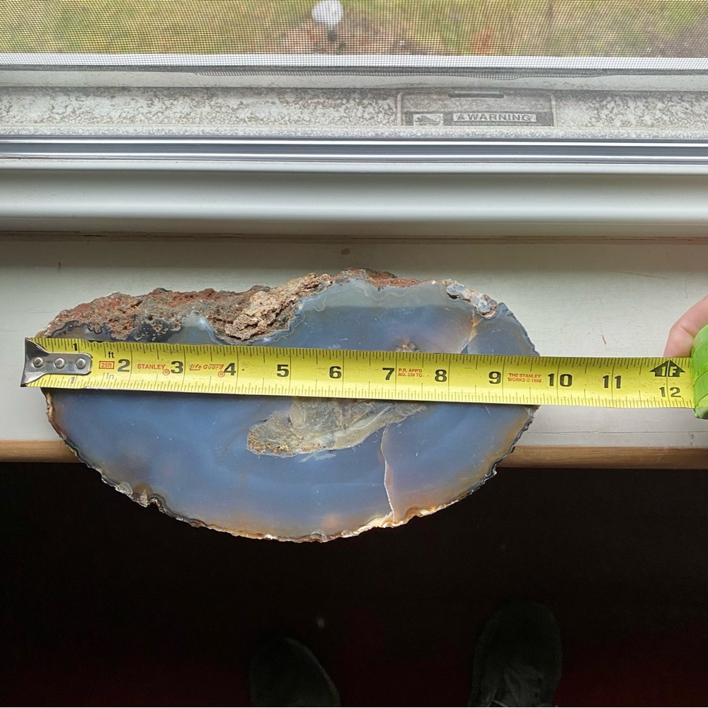 Agate polished flat stone - Picture 5 of 8